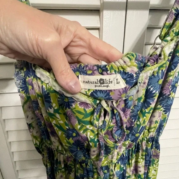 Natural Life Floral Maxi Dress - Picture 4 of 6